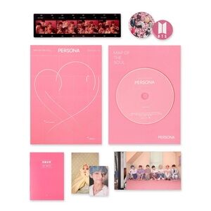 BTS Map of the Soul: Persona Album - Pink K-Pop Set
